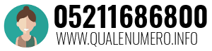 Numero di telefono 05211686800 05211686800