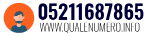 Numero di telefono 05211687865 05211687865
