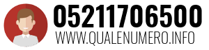 Numero di telefono 05211706500 05211706500