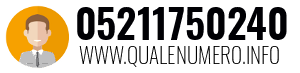 Numero di telefono 05211750240 05211750240