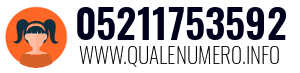 Numero di telefono 05211753592 05211753592
