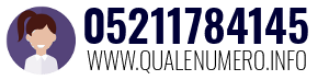 Numero di telefono 05211784145 05211784145