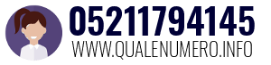 Numero di telefono 05211794145 05211794145