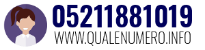 Numero di telefono 05211881019 05211881019