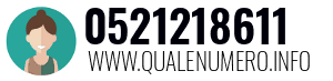 Numero di telefono 0521218611 0521218611