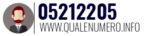 Numero di telefono 05212205 05212205