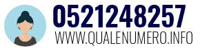 Numero di telefono 0521248257 0521248257