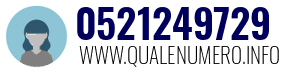 Numero di telefono 0521249729 0521249729