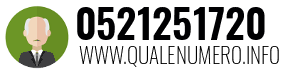 Numero di telefono 0521251720 0521251720