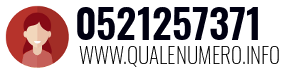 Numero di telefono 0521257371 0521257371