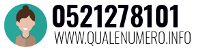 Numero di telefono 0521278101 0521278101