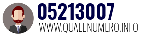 Numero di telefono 05213007 05213007