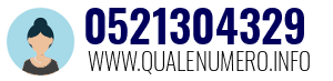 Numero di telefono 0521304329 0521304329