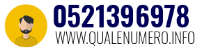 Numero di telefono 0521396978 0521396978