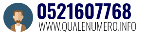 Numero di telefono 0521607768 0521607768