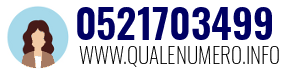 Numero di telefono 0521703499 0521703499