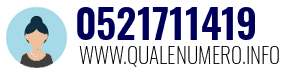 Numero di telefono 0521711419 0521711419