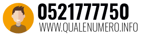 Numero di telefono 0521777750 0521777750