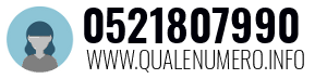Numero di telefono 0521807990 0521807990