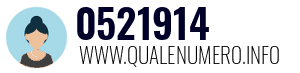 Numero di telefono 0521914 0521914