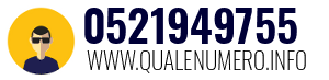 Numero di telefono 0521949755 0521949755