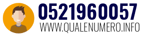 Numero di telefono 0521960057 0521960057