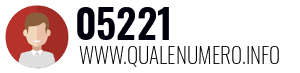 Numero di telefono 05221 05221