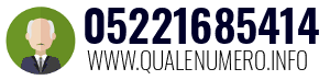 Numero di telefono 05221685414 05221685414
