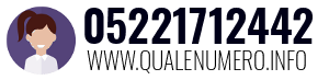 Numero di telefono 05221712442 05221712442
