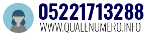 Numero di telefono 05221713288 05221713288