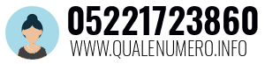Numero di telefono 05221723860 05221723860