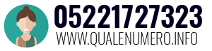 Numero di telefono 05221727323 05221727323