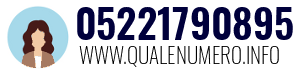 Numero di telefono 05221790895 05221790895