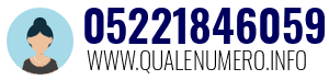 Numero di telefono 05221846059 05221846059