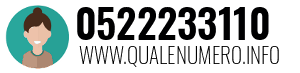 Numero di telefono 0522233110 0522233110