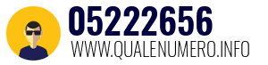 Numero di telefono 05222656 05222656