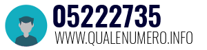 Numero di telefono 05222735 05222735