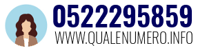 Numero di telefono 0522295859 0522295859