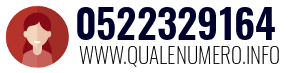 Numero di telefono 0522329164 0522329164