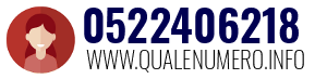 Numero di telefono 0522406218 0522406218