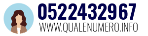 Numero di telefono 0522432967 0522432967