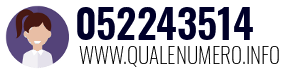 Numero di telefono 052243514 052243514