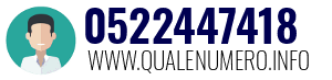 Numero di telefono 0522447418 0522447418