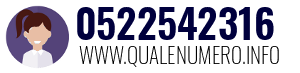 Numero di telefono 0522542316 0522542316