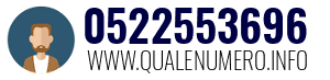 Numero di telefono 0522553696 0522553696