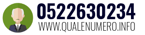 Numero di telefono 0522630234 0522630234