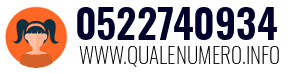 Numero di telefono 0522740934 0522740934