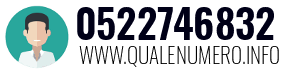 Numero di telefono 0522746832 0522746832