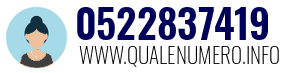 Numero di telefono 0522837419 0522837419