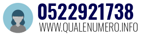 Numero di telefono 0522921738 0522921738